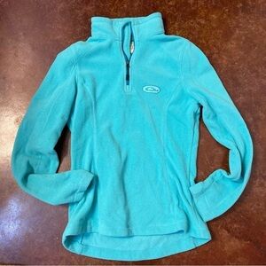 Ladies Drake Waterfowl Turquoise Fleece Pullover